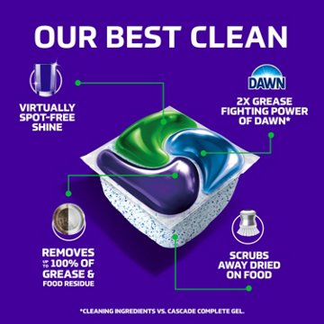 Cascade Platinum Plus Dishwasher Detergent Pods - Lemon Scent