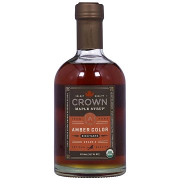 Crown Maple 100% Pure Amber Color Maple Syrup, 12.7 oz
