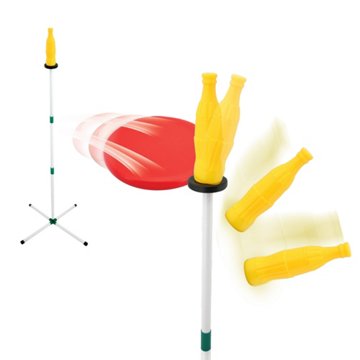 Banzai Bottle Jam Flying Disc Lawn Game