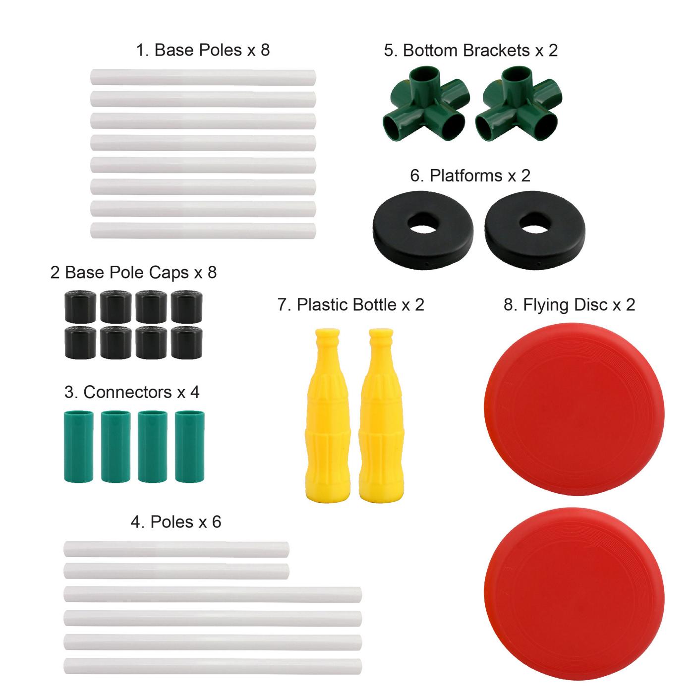 Banzai Bottle Jam Flying Disc Lawn Game; image 8 of 9