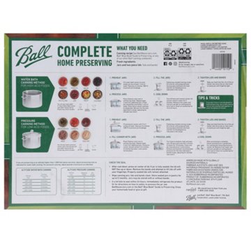 Ball Pint Size Smooth Sided Mason Jars - Regular Mouth, 12 ct