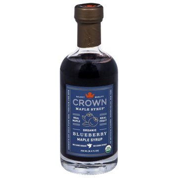 Crown Maple Organic Blueberry Maple Syrup, 8.5 oz