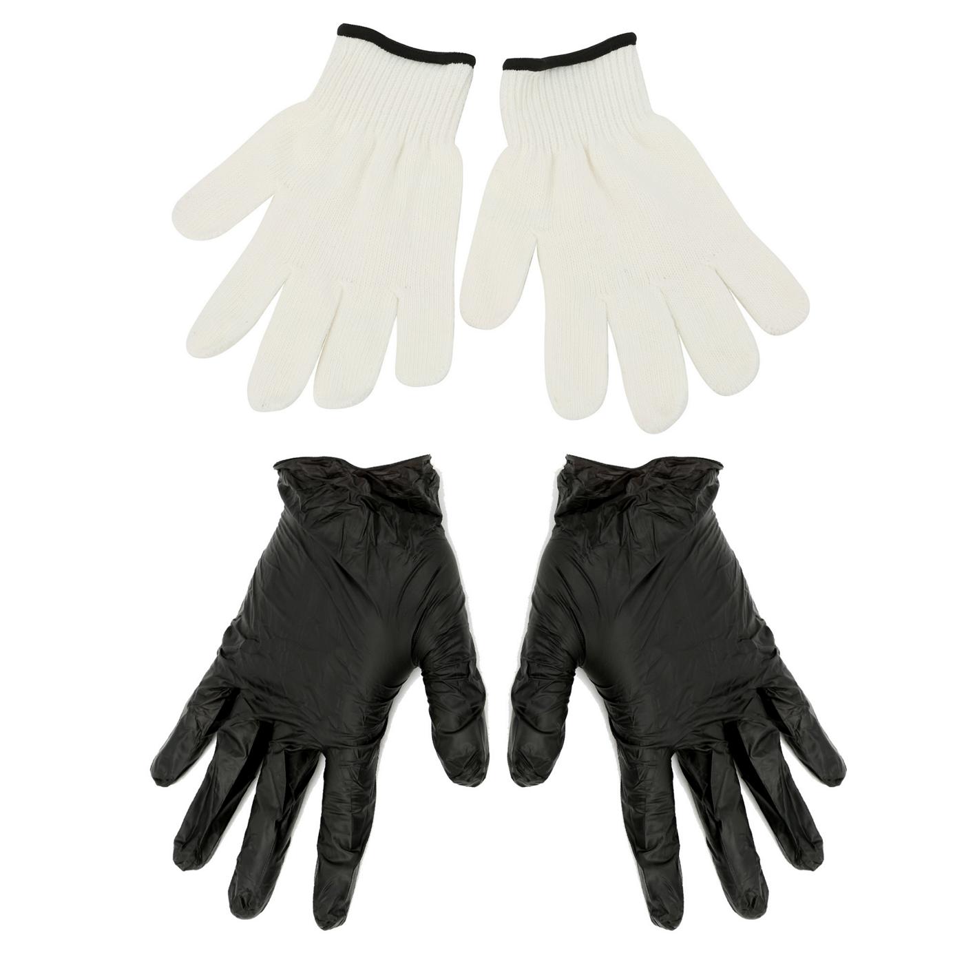 Mr. Bar-B-Q Nitrile Gloves and Reusable Glove Pair; image 1 of 4