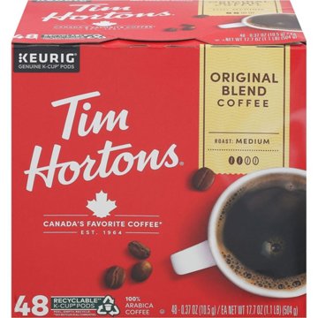 Tim Hortons Original Blend Medium Roast Single Serve Coffee K Cups
