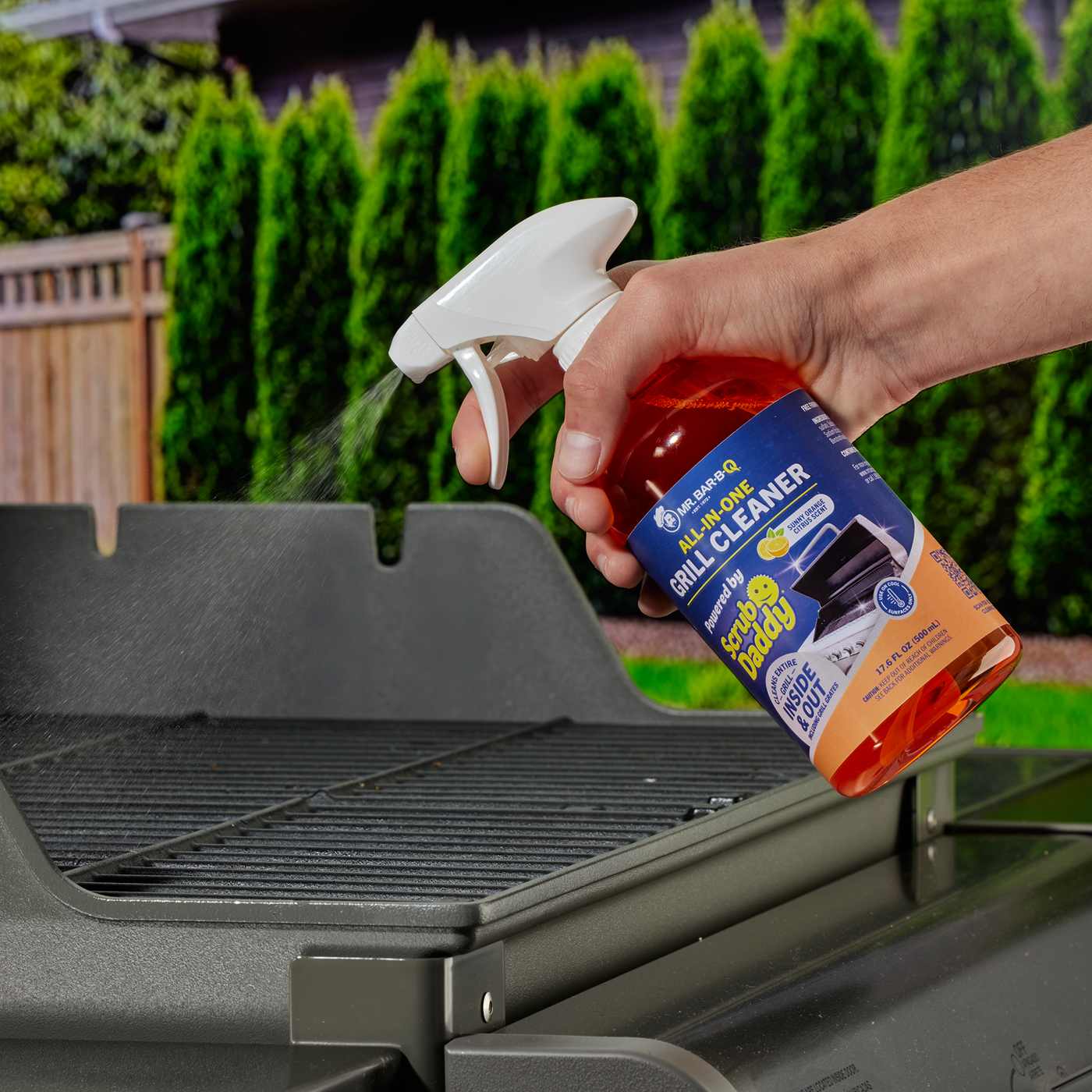 Mr. Bar-B-Q All-in-One Grill Cleaner Powered by Scrub Daddy; image 2 of 4