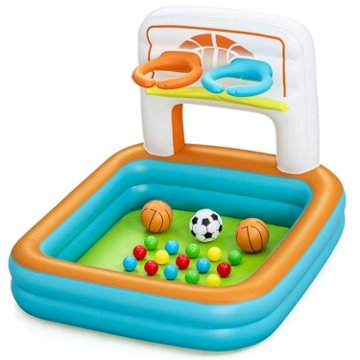 Bestway Kick 'N Swish 3 in 1 Multi-Use Ball Pit, 47" x 42" x 33"