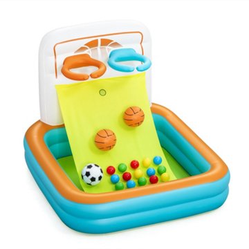 Bestway Kick 'N Swish 3 in 1 Multi-Use Ball Pit, 47" x 42" x 33"