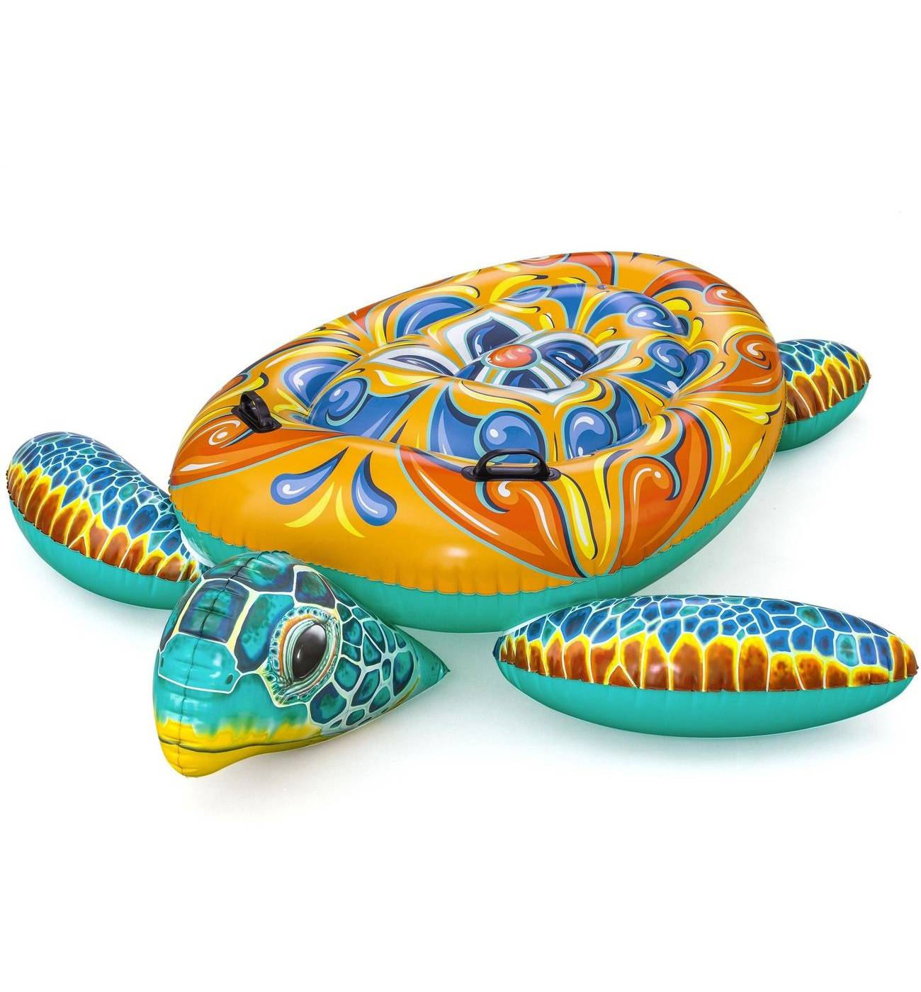 H2OGO! Mediterranean Turtle Ride-On Pool Float; image 1 of 2