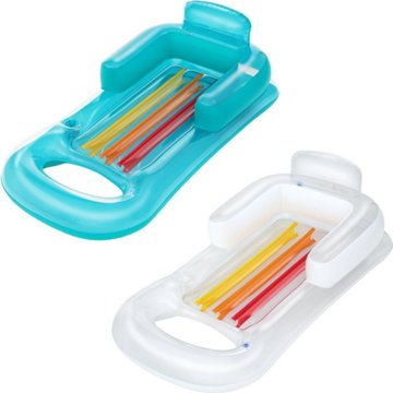 H2OGO! Inflatable Pool Lounge Chair - Assorted Colors, 63.5" x 33"