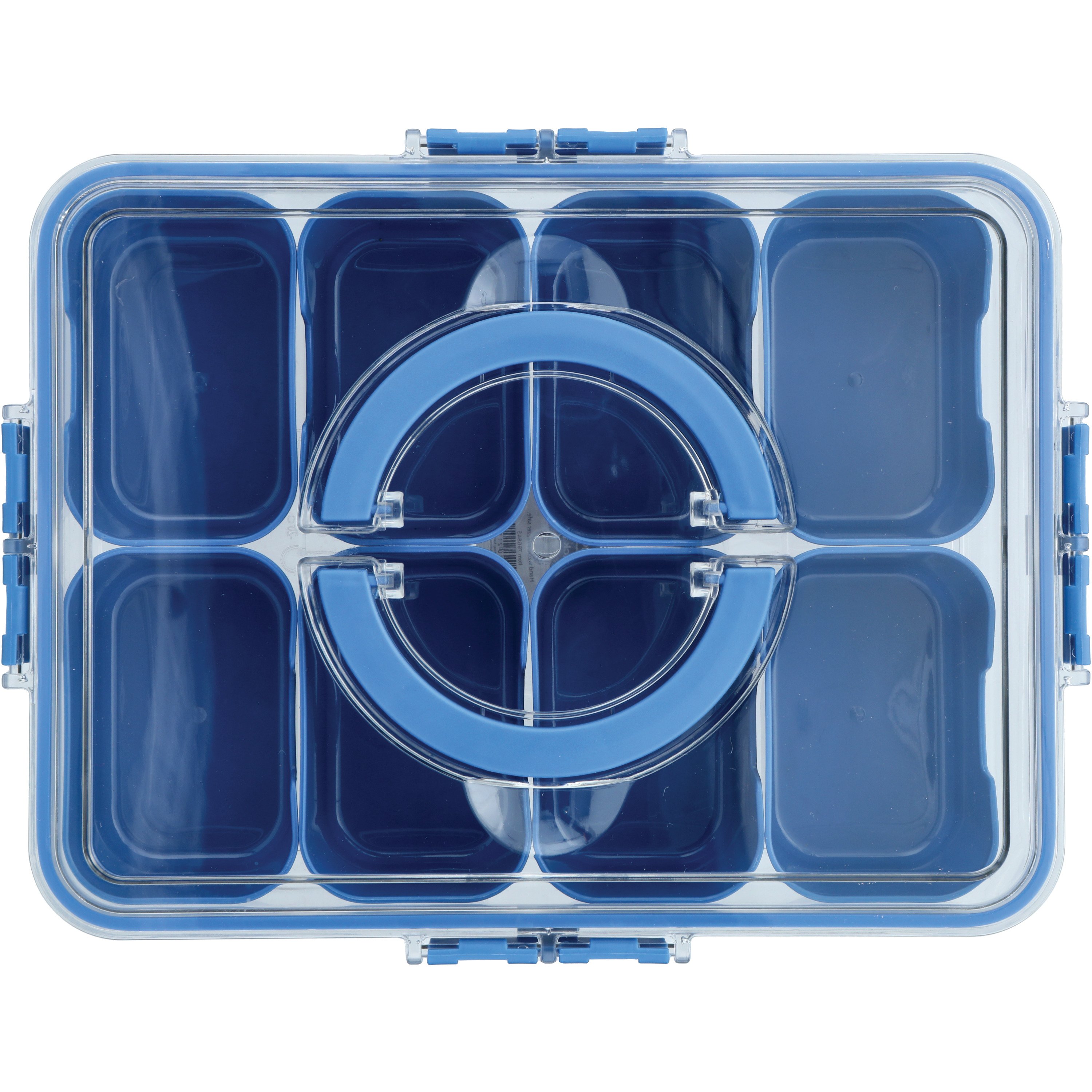 our goods 8 Section Snack Box - Blue - Shop Food storage at H-E-B