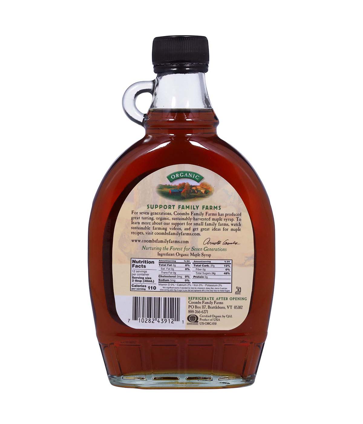 Coombs Family Farms Organic Grade A Dark Color Maple Syrup; image 2 of 2