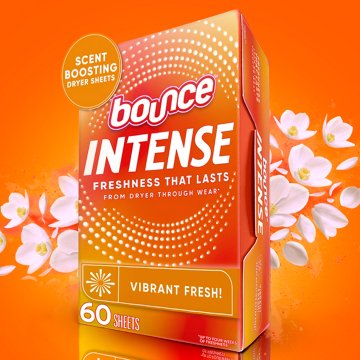 Bounce Dryer Sheets - Intense Vibrant Fresh