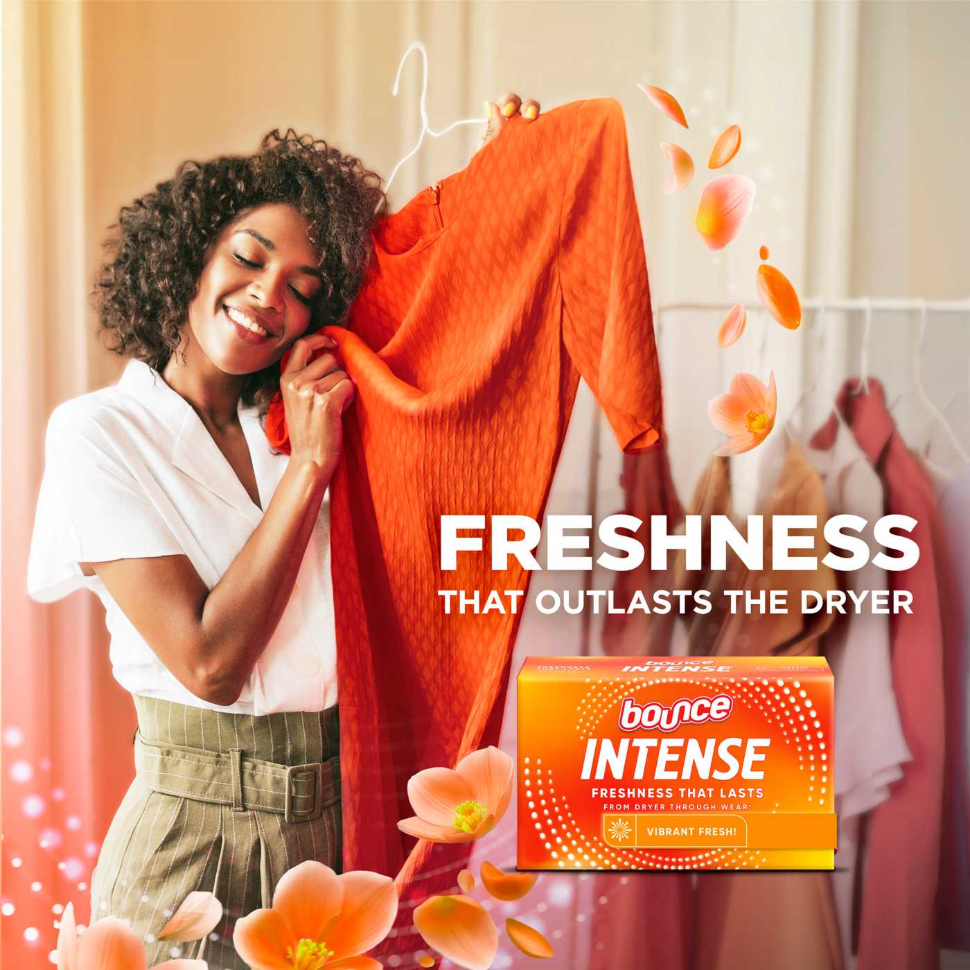 Bounce Dryer Sheets - Intense Vibrant Fresh; image 6 of 8