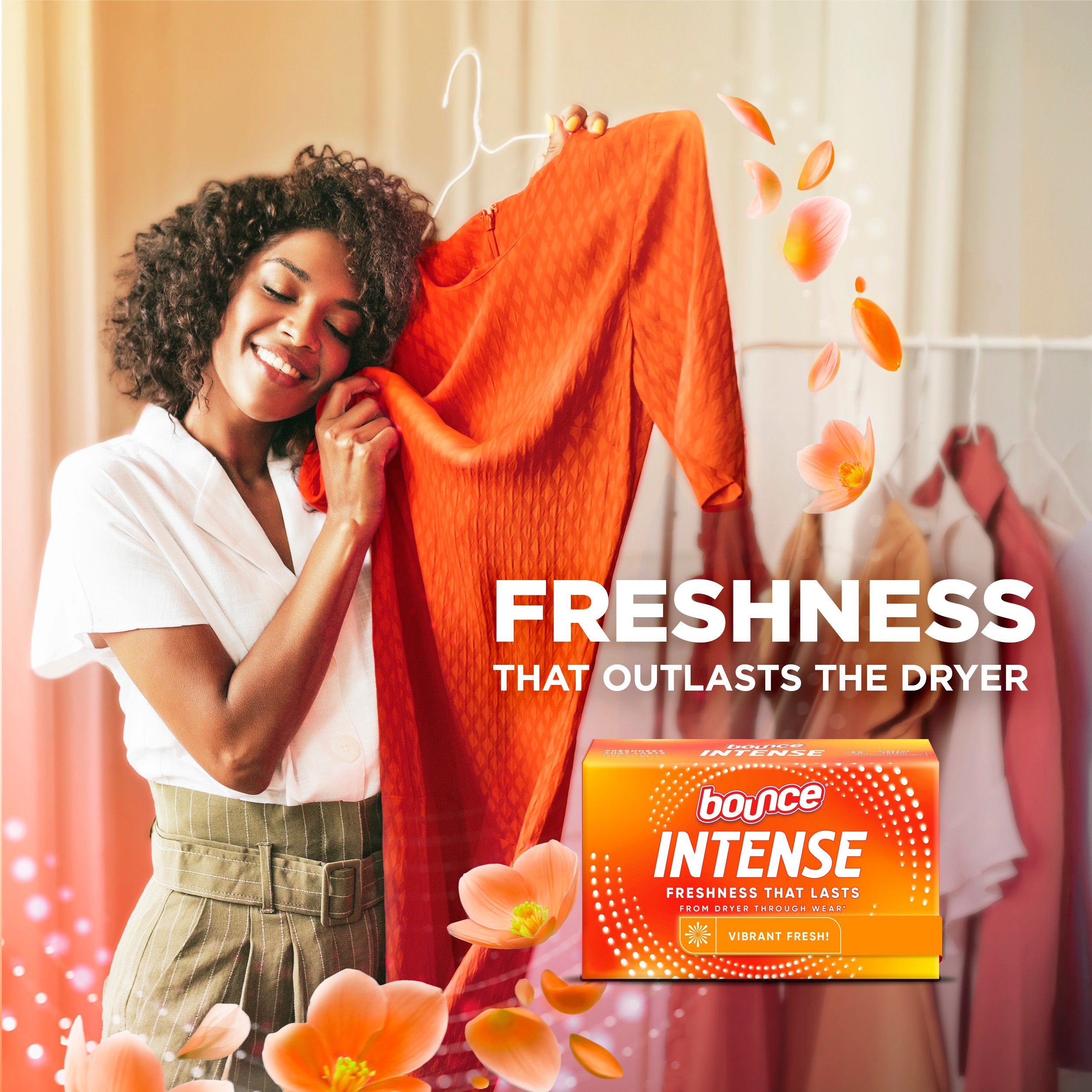 Bounce Dryer Sheets - Intense Vibrant Fresh - Shop Softeners at H-E-B