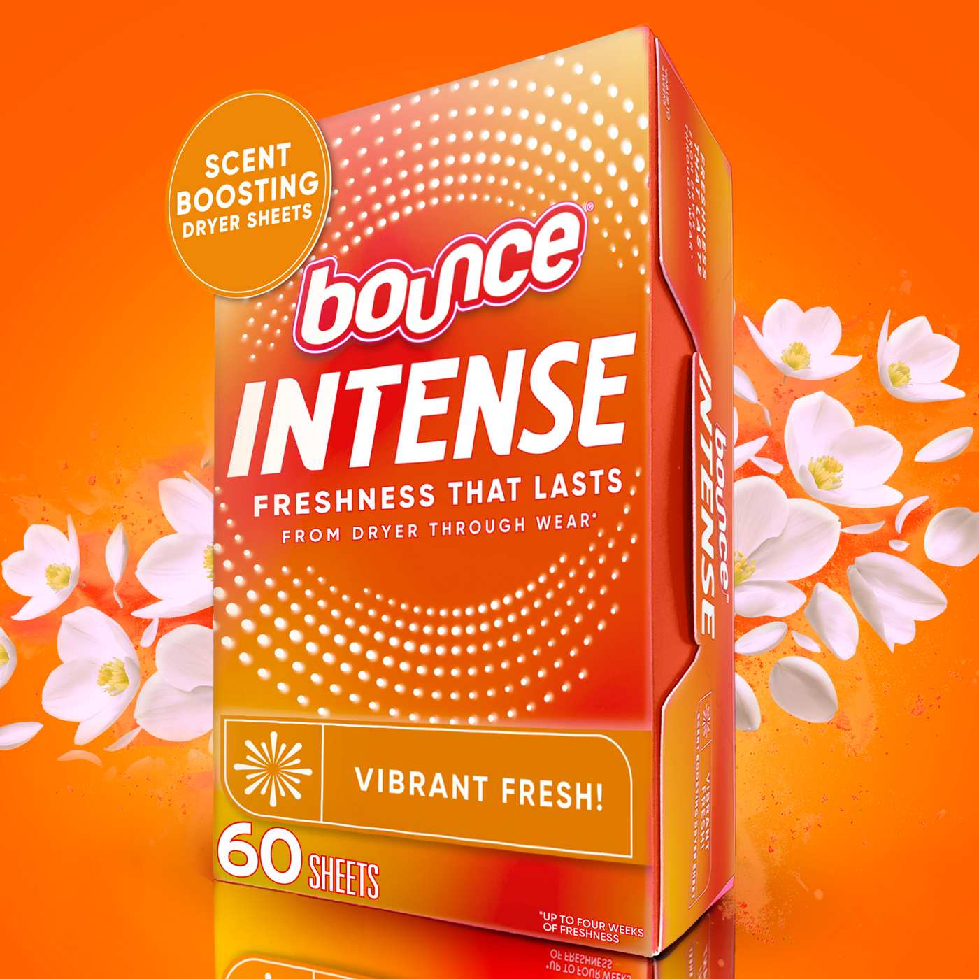 Bounce Dryer Sheets - Intense Vibrant Fresh; image 7 of 8