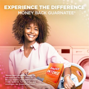 Bounce Dryer Sheets - Intense Vibrant Bloom