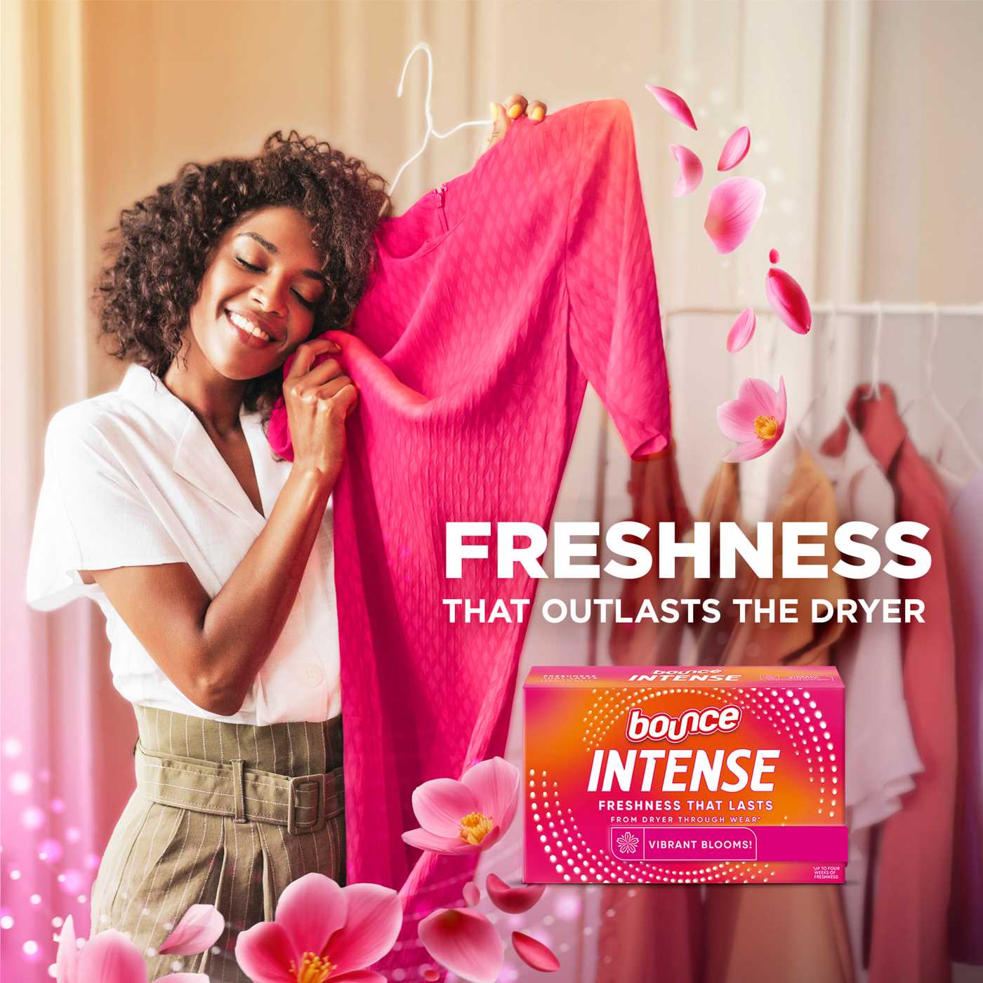 Bounce Dryer Sheets - Intense Vibrant Bloom; image 6 of 8
