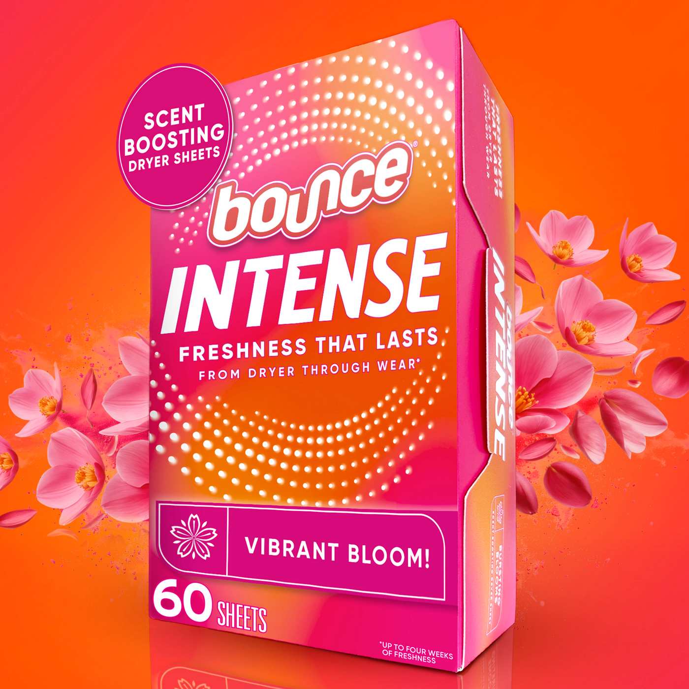 Bounce Dryer Sheets - Intense Vibrant Bloom; image 7 of 8