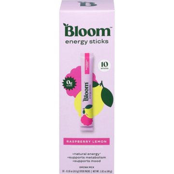 Bloom Energy Drink Sticks - Raspberry Lime