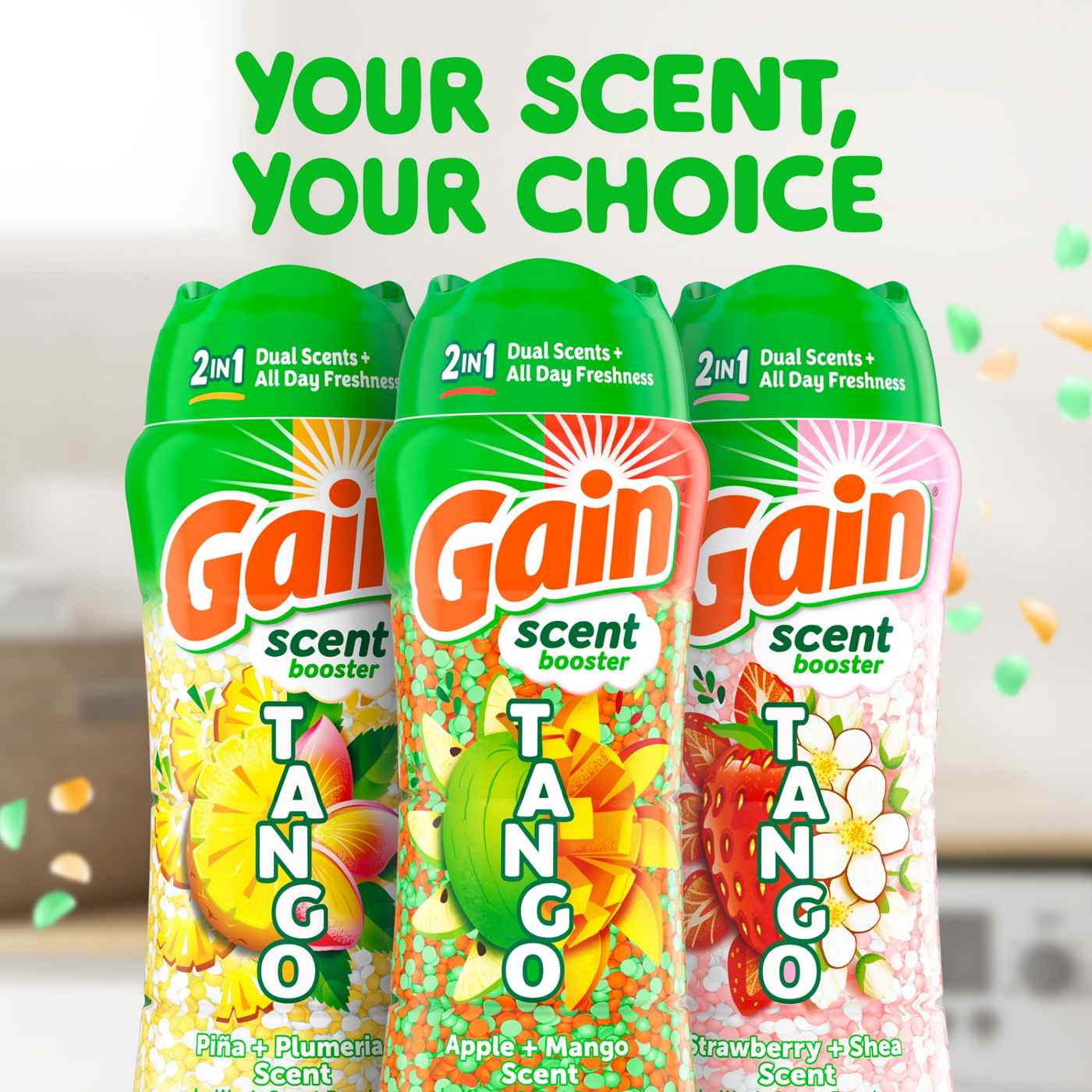 Gain Tango 2-in-1 Laundry Scent Booster Beads - Apple \u0026 Mango - Shop  Fresheners at H-E-B, image size:1400x1400