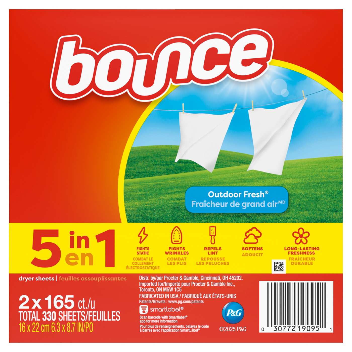 Bounce Dryer Sheets - Outdoor Fresh; image 4 of 8