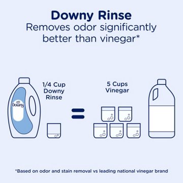 Downy Rinse Out Odor Fabric Rinse - Ocean Mist, 62 oz