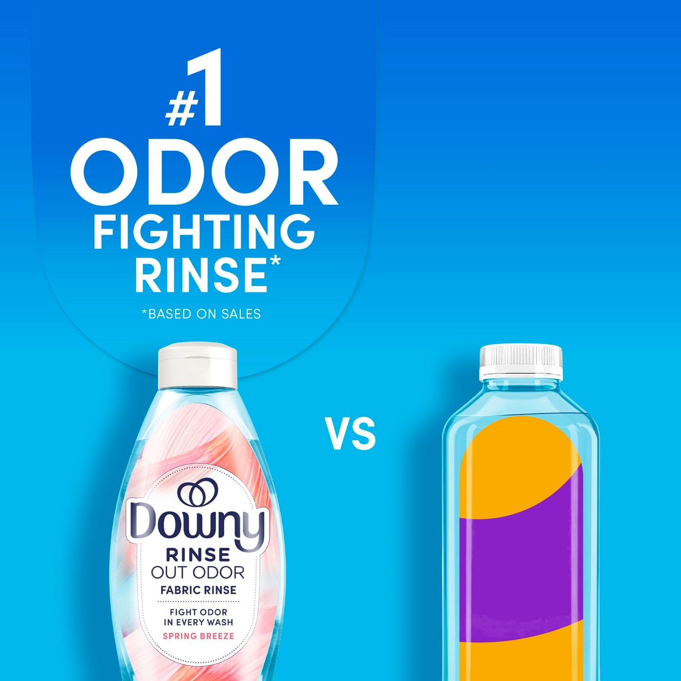 Downy Rinse Out Odor Fabric Rinse - Spring Breeze; image 6 of 10