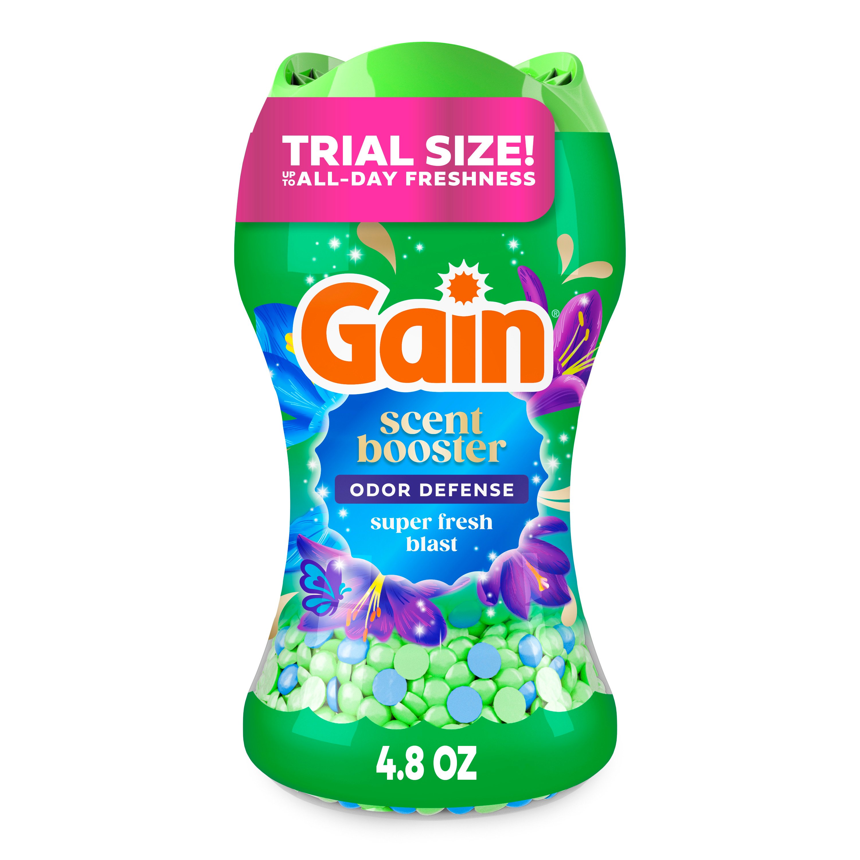 Gain Odor Defense Scent Booster Beads - Super Fresh Blast - Shop ...
