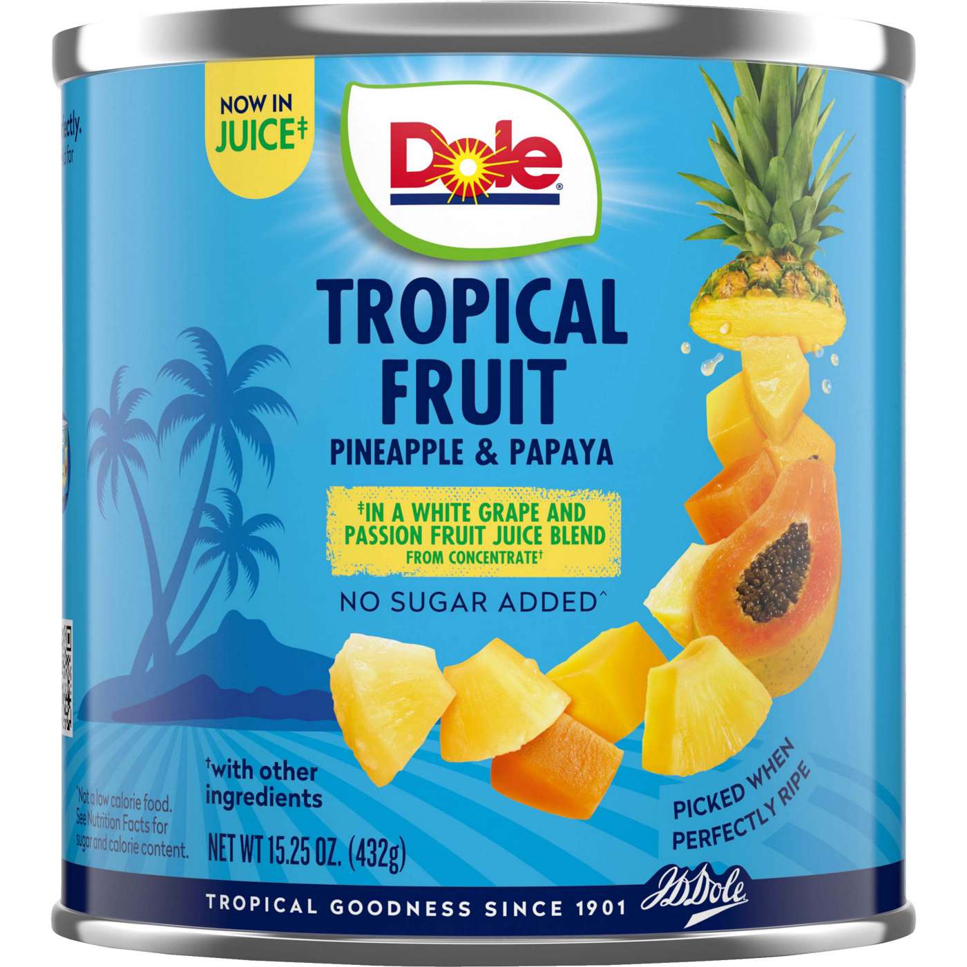 Dole No Sugar Added Tropical Fruit; image 1 of 4