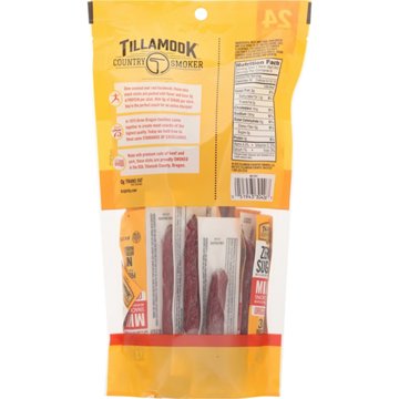 Tillamook Country Smoker Zero Sugar Mini Snack Sticks, 24 ct