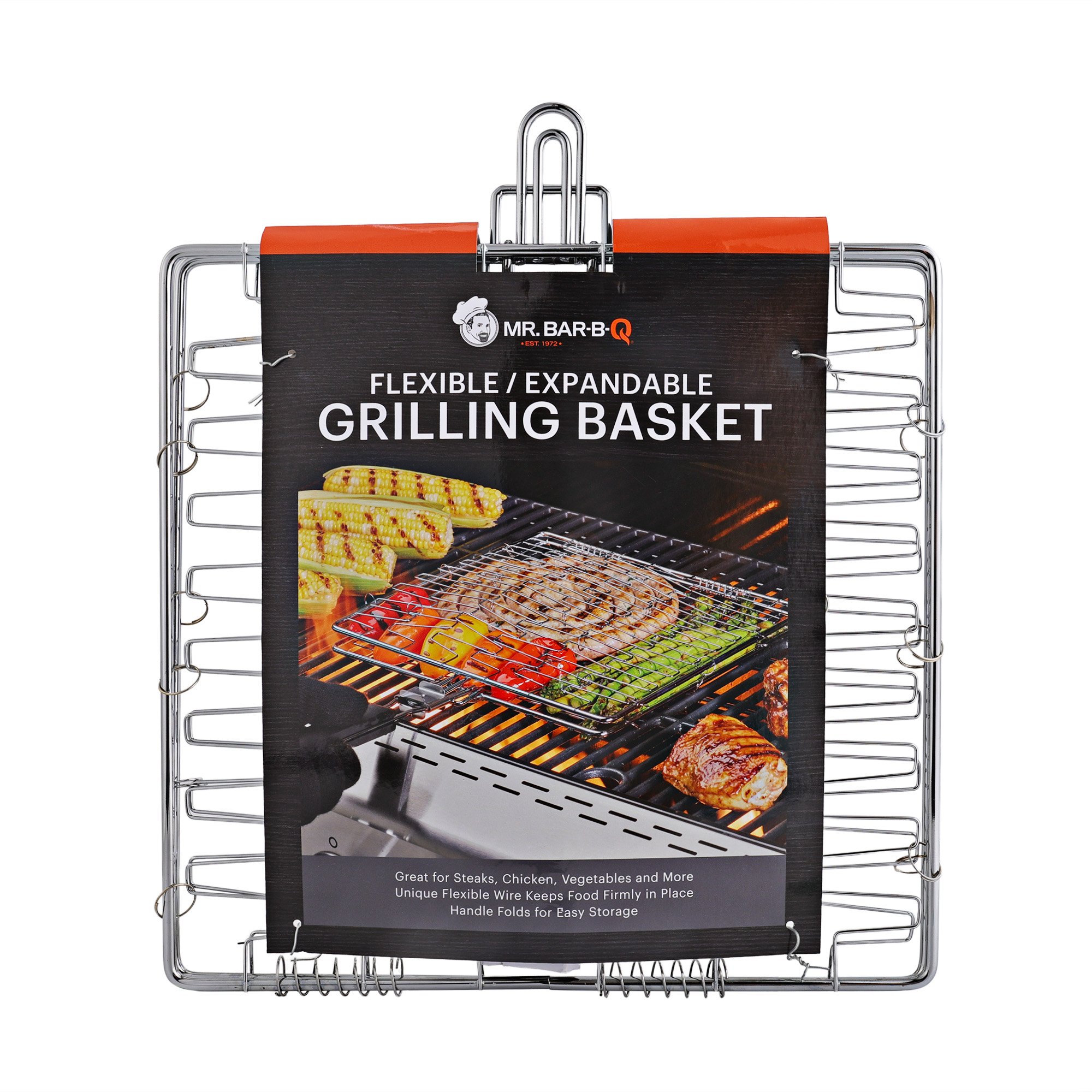 バーベキュー・調理用品 FB-Stand 935 factory's Mr. Bar-B-Q Flexible/Expandable Grilling Basket - Shop Cookware