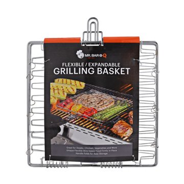Mr. Bar-B-Q Flexible/Expandable Grilling Basket, 11.49'' x 1.38'' x 13.38''