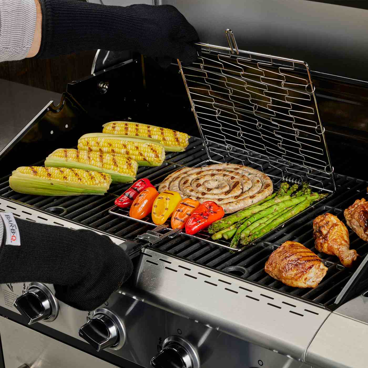 Mr. Bar-B-Q Flexible/Expandable Grilling Basket; image 2 of 6