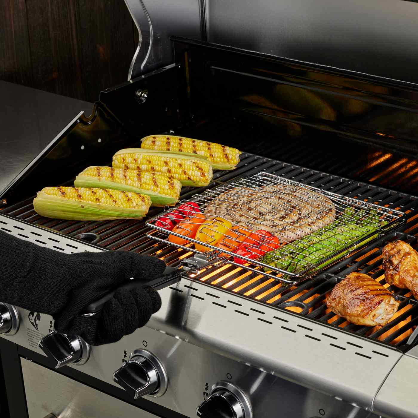 Mr. Bar-B-Q Flexible/Expandable Grilling Basket; image 4 of 6