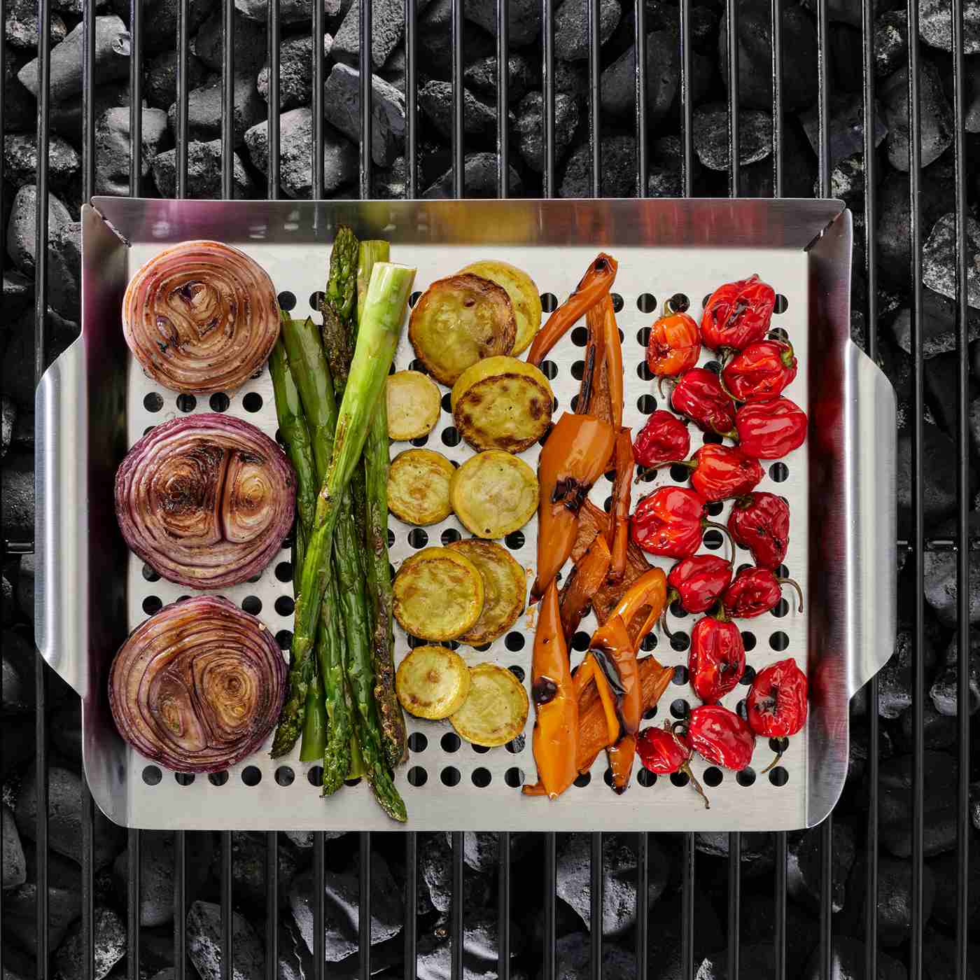 Mr. Bar-B-Q Stainless Steel Deep Grill Topper; image 3 of 4