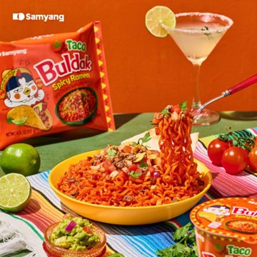 Samyang Taco Buldak Spicy Chicken Ramen Instant Soup Big Bowl