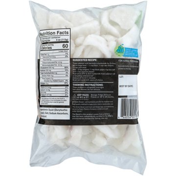 Green Ocean Frozen Raw Calamari Rings