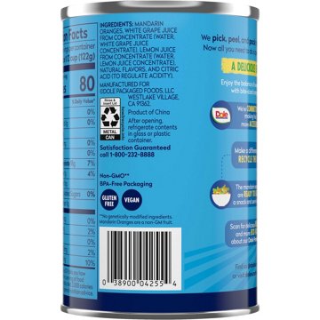 Dole No Sugar Added Mandarin Oranges, 15 oz