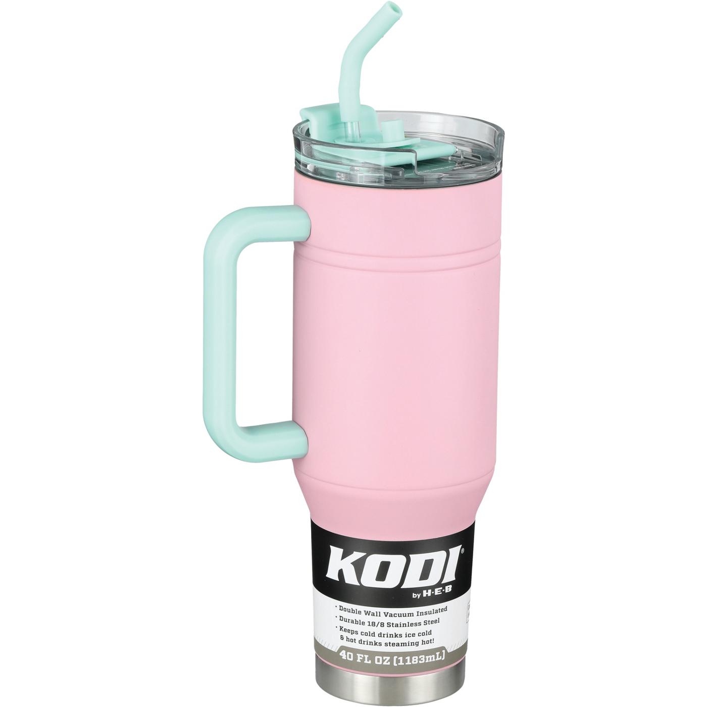 KODI by H-E-B Tumbler with Handle - Blossom; image 2 of 2