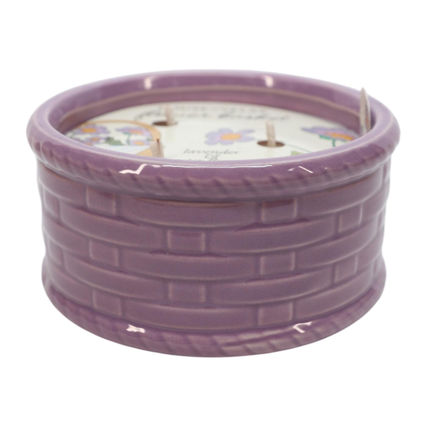 House of Velas Flower Basket Scented Easter Candle; image 1 of 4