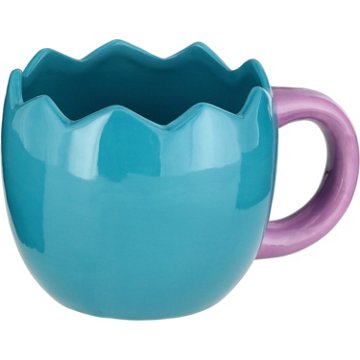 Destination Holiday Teal Cracked Easter Egg Mug, 19 oz