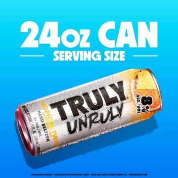 Truly Unruly Unruly Tropical Twist Hard Seltzer, 24 oz