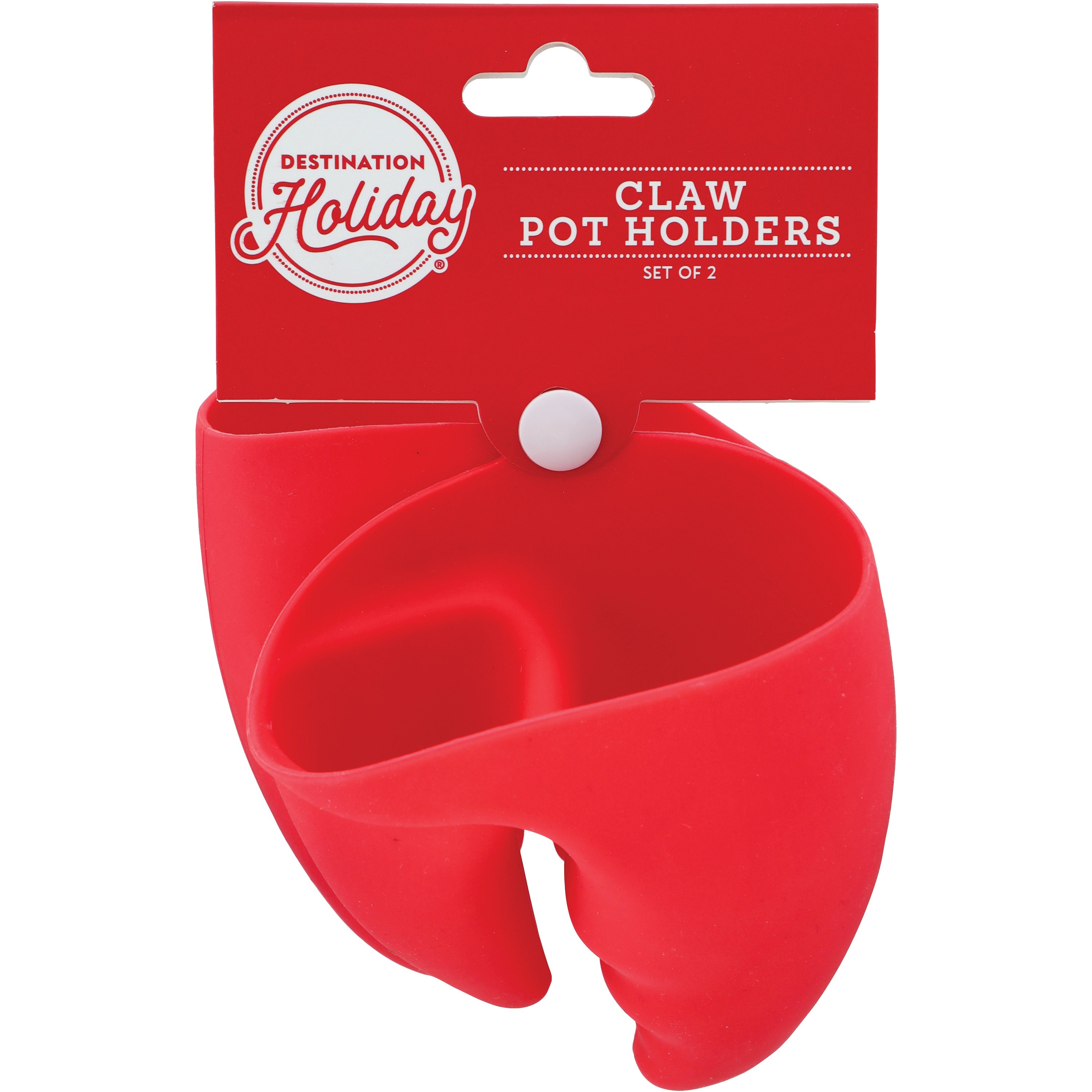 Destination Holiday Silicone Claw Pot Holders - Shop Seasonal decor at ...