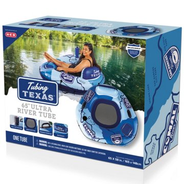 H-E-B Tubing Texas Ultra River Tube, 65" x 58"