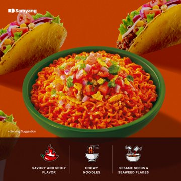 Samyang Taco Buldak Spicy Chicken Ramen Instant Soup Cup