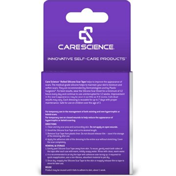Care Science Rolled Silicone Scar Tape Bandage
