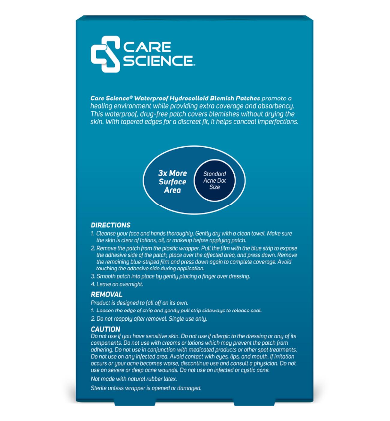 Care Science Waterproof Hydrocolloid Blemish Patches; image 4 of 4