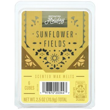 Destination Holiday Sunflower Fields Scented Wax Melts, 2.5 oz