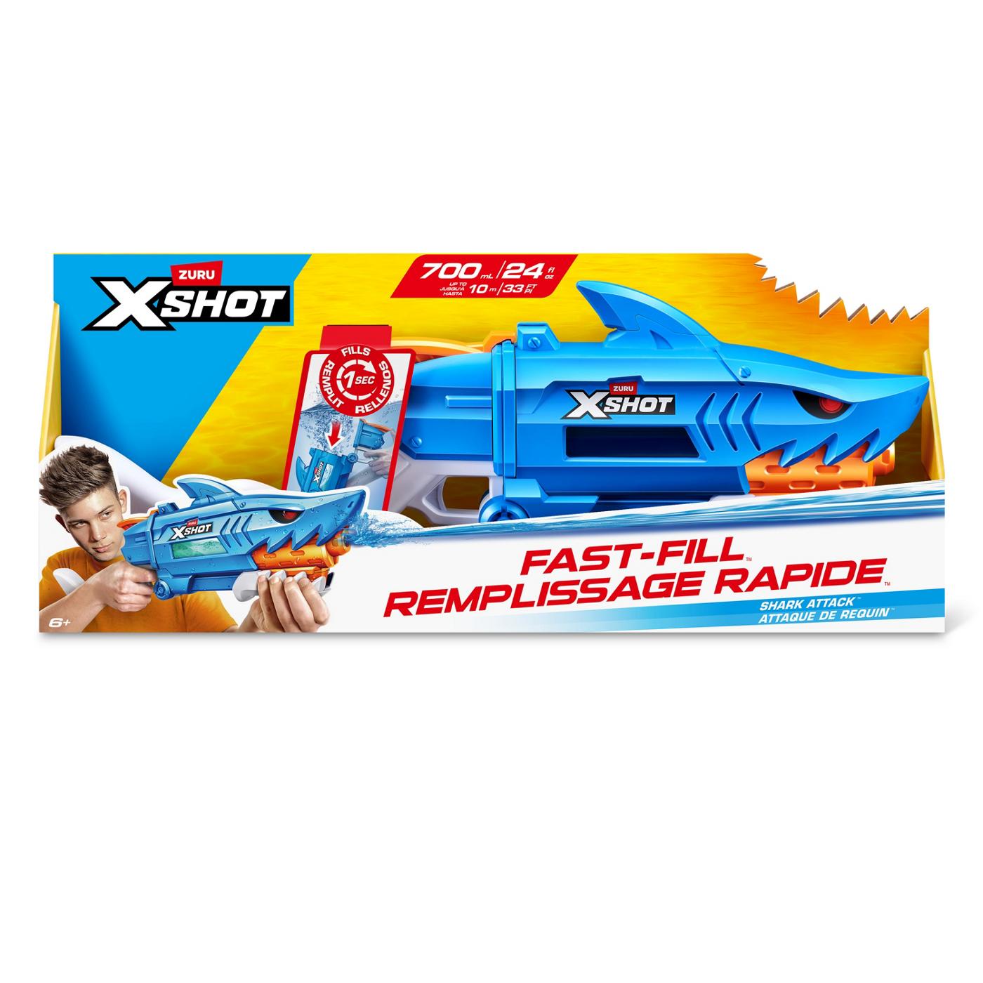 Zuru XSHOT Fast Fill Shark Attack Water Blaster; image 3 of 9