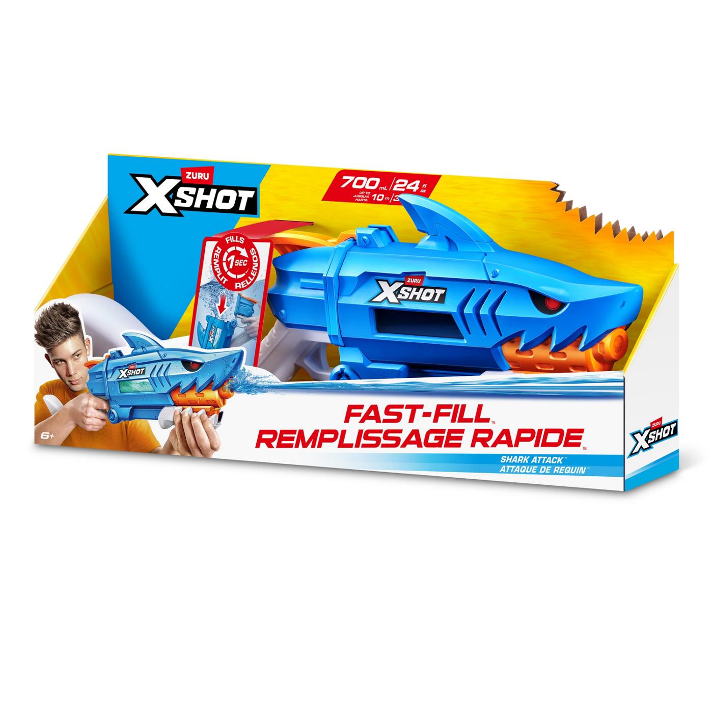 Zuru XSHOT Fast Fill Shark Attack Water Blaster; image 7 of 9